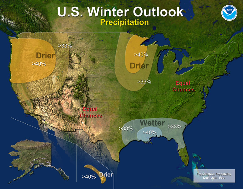 NOAA Winter Outlook 2012