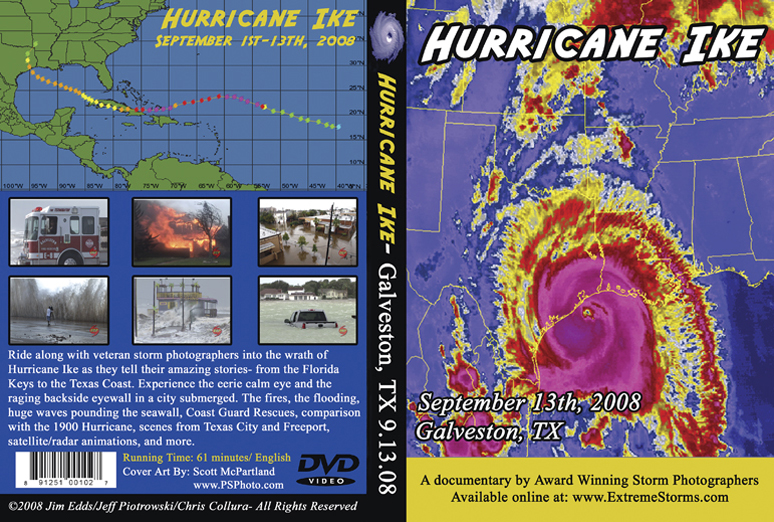 Hurricane Ike DVD 2008 | Tornado Videos & storm Chaser DVD