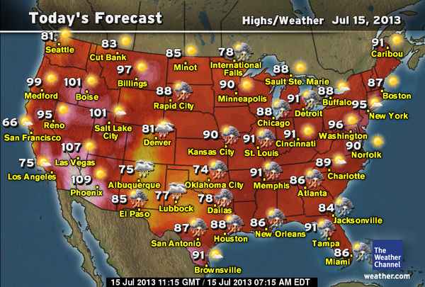 Heat Wave July 2013